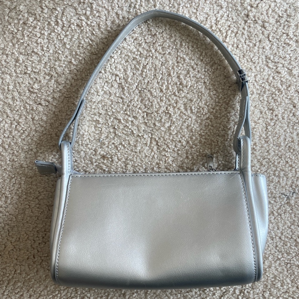Silver Women's Shoulder Bag